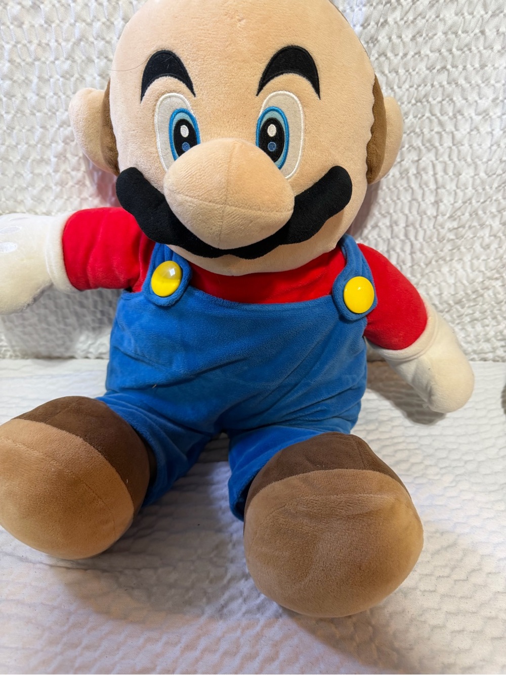 Nintendo Plush Mario-Inspired Doll - Blue, Red, Brown